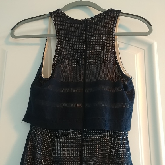 Navy Formal Midi Pencil Dress - Picture 2 of 6